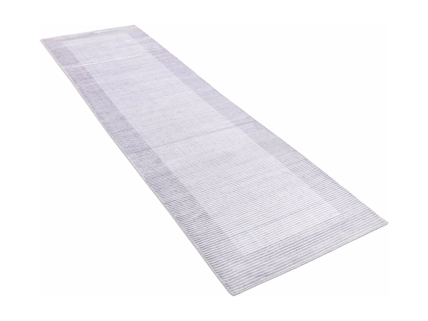 Läufer-Wollteppich 79x300 Lila Darya