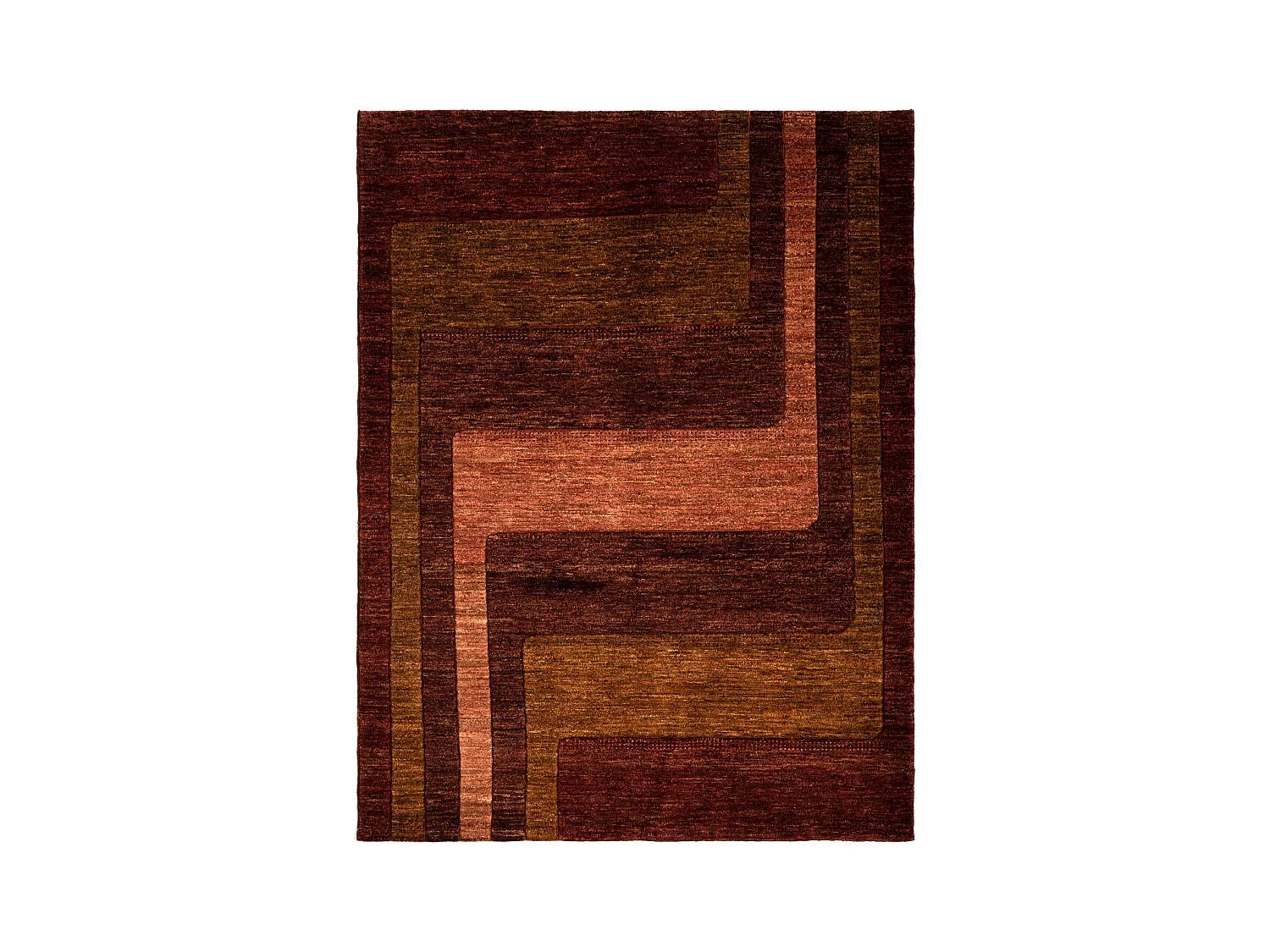 Tapis de laine 148x196 brun Juma