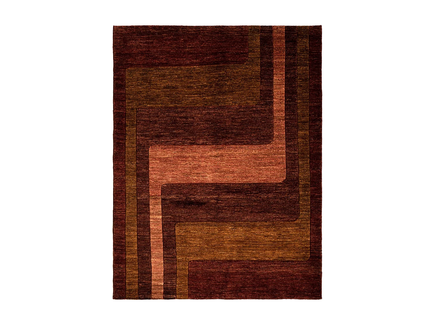 Tapis de laine 148x196 brun Juma