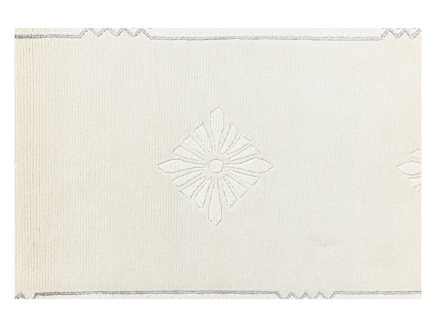 Läufer-Wollteppich 81x201 Beige Darya