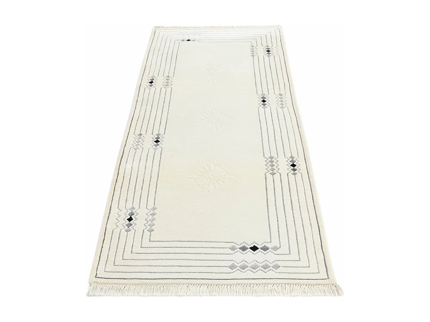 Loper-Woltapijt 201x81 Beige Darya