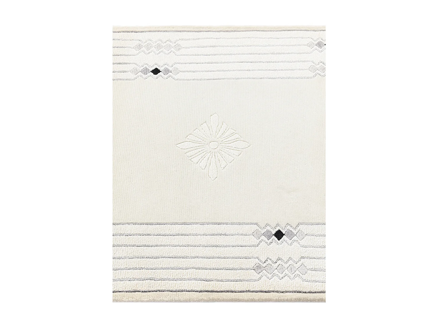 Tappeto per corridoio in lana 81x201 beige Darya