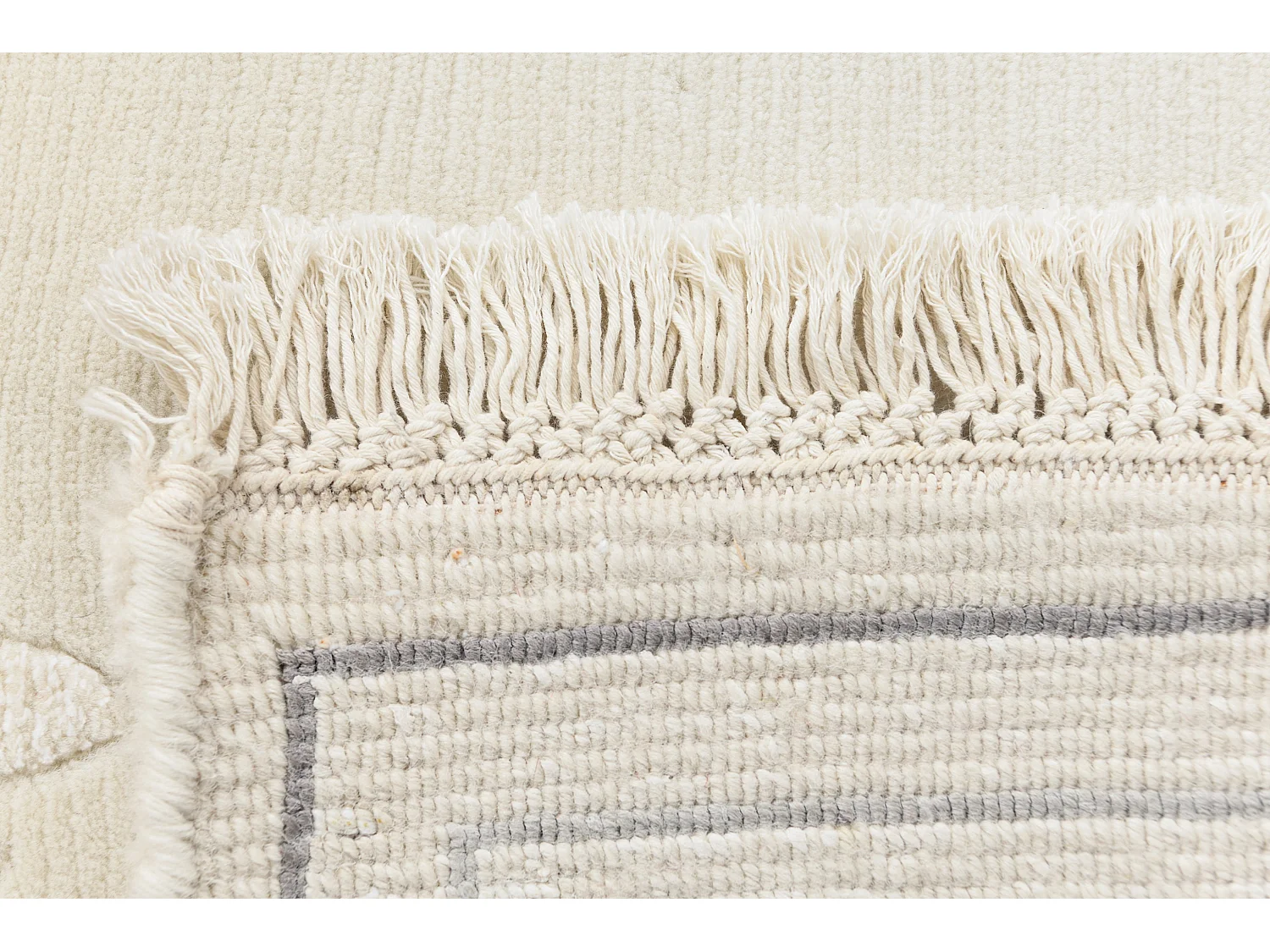 Tappeto per corridoio in lana 81x201 beige Darya