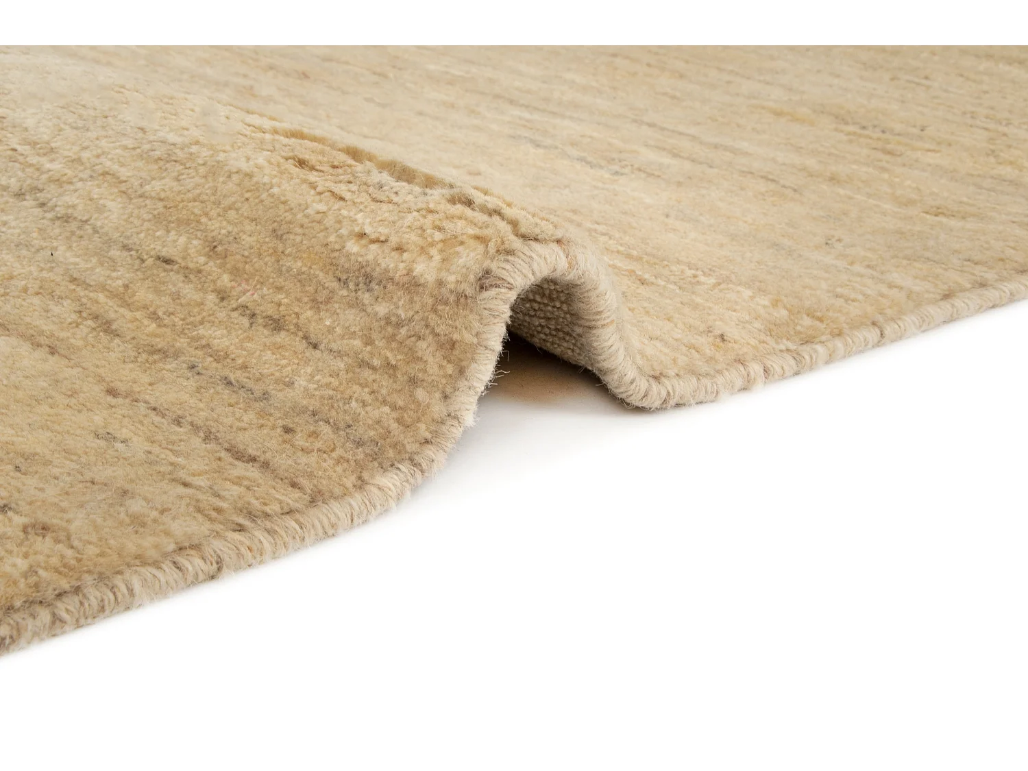 Tapis de laine 156x208 beige Gabbeh