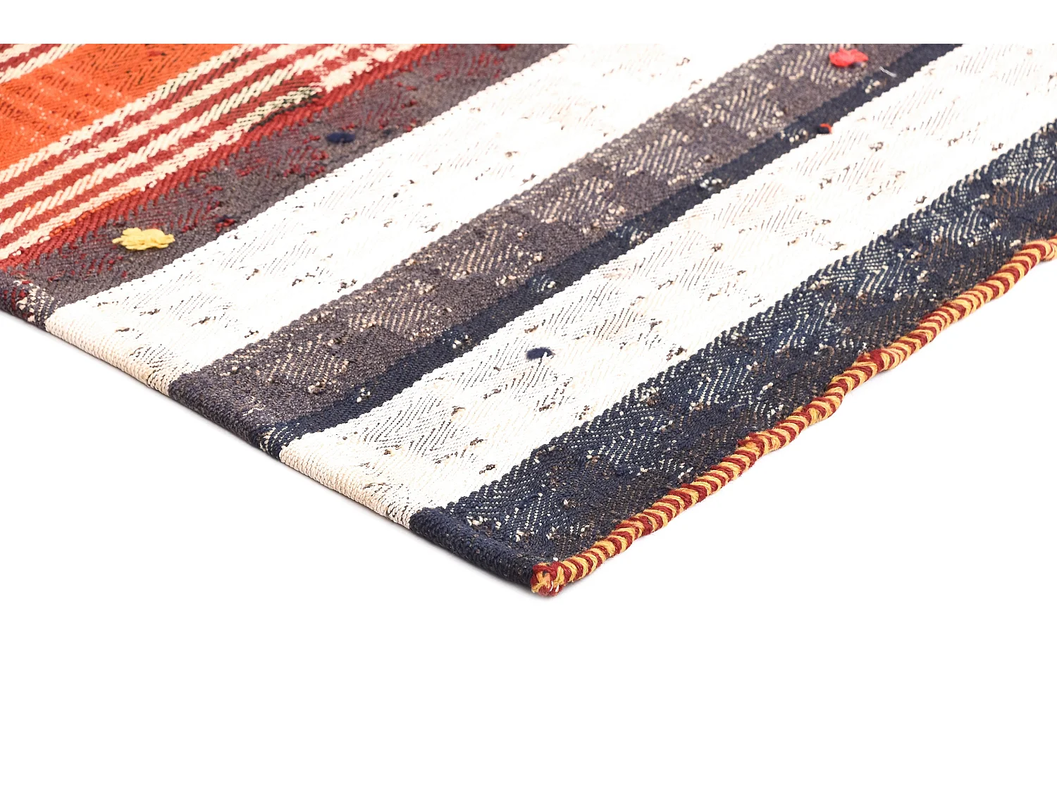 Tapis de laine 153x170 orange Jajim