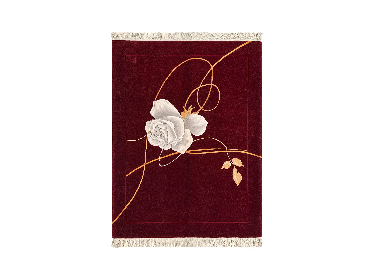 Tapis de laine 152x203 rouge Darya