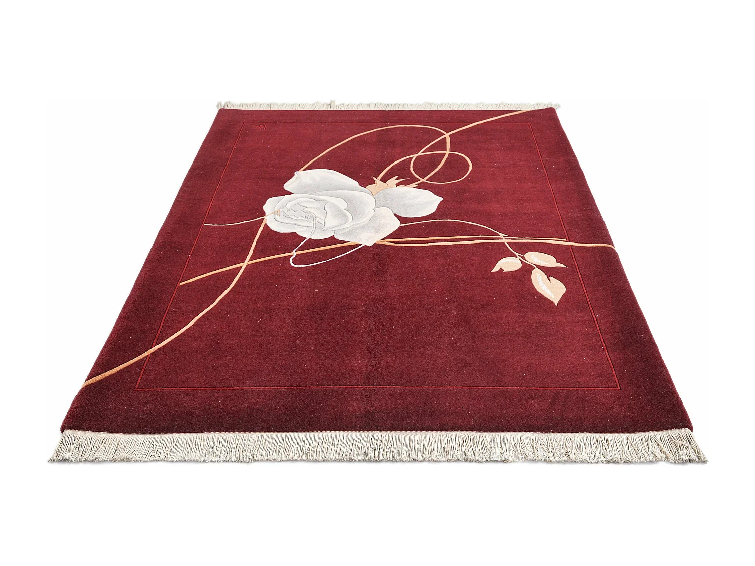 Tapis de laine 152x203 rouge Darya