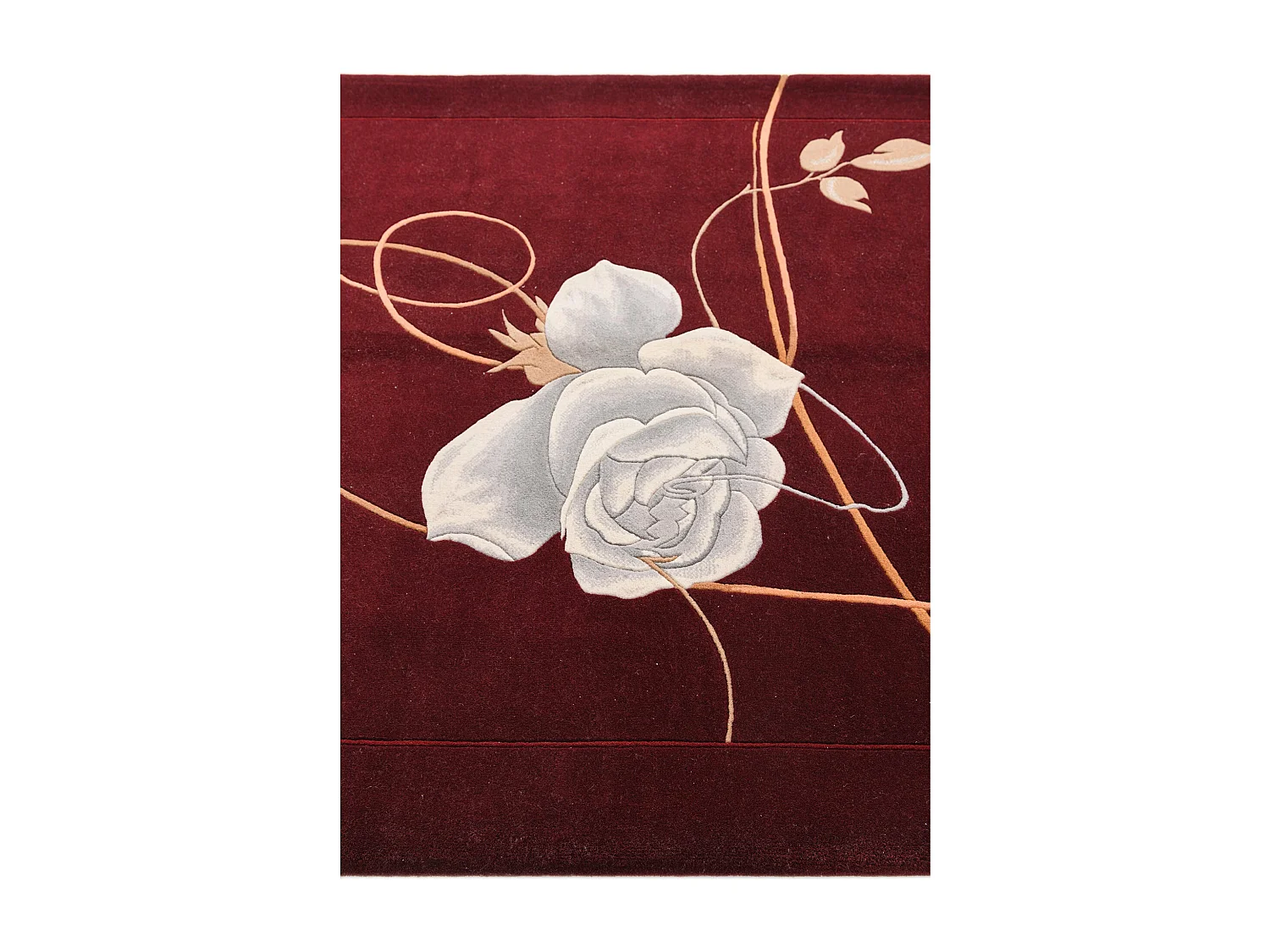 Tapis de laine 152x203 rouge Darya