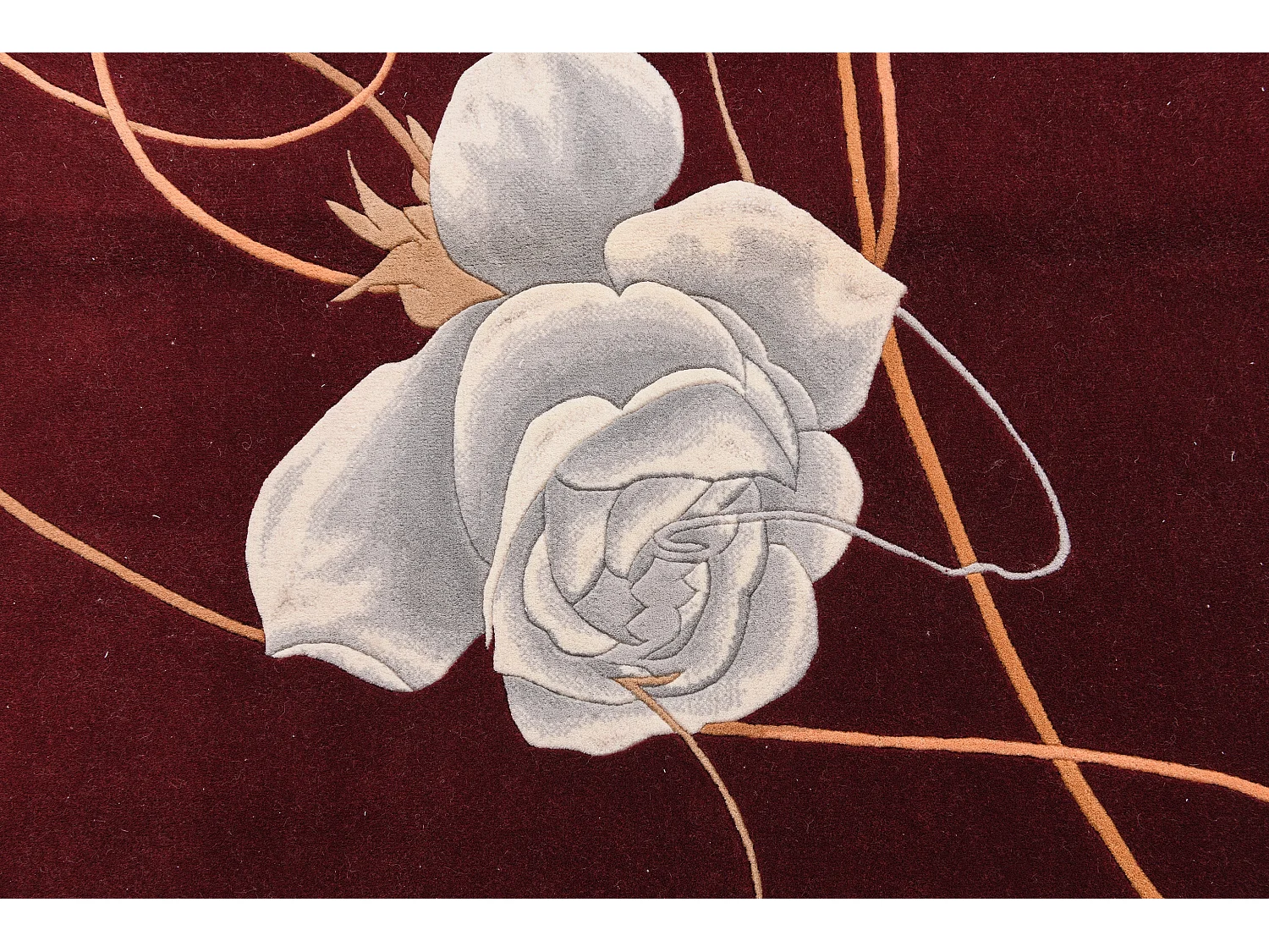 Tapis de laine 152x203 rouge Darya