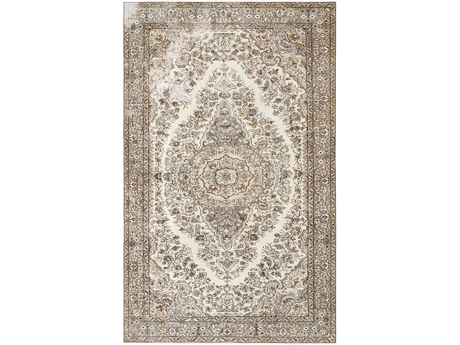 Tapis de laine 160x254 beige Ultra Vintage