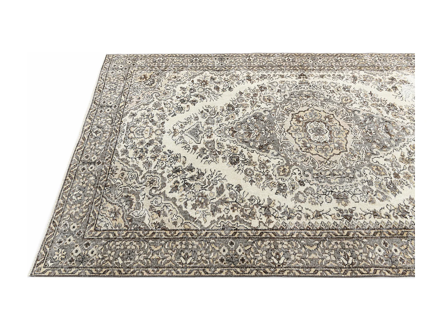 Tapis de laine 160x254 beige Ultra Vintage