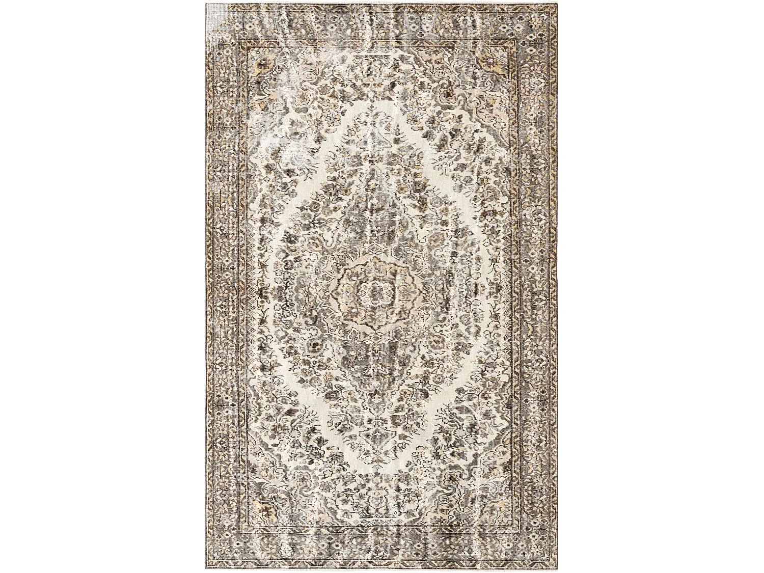 Tapis de laine 160x254 beige Ultra Vintage