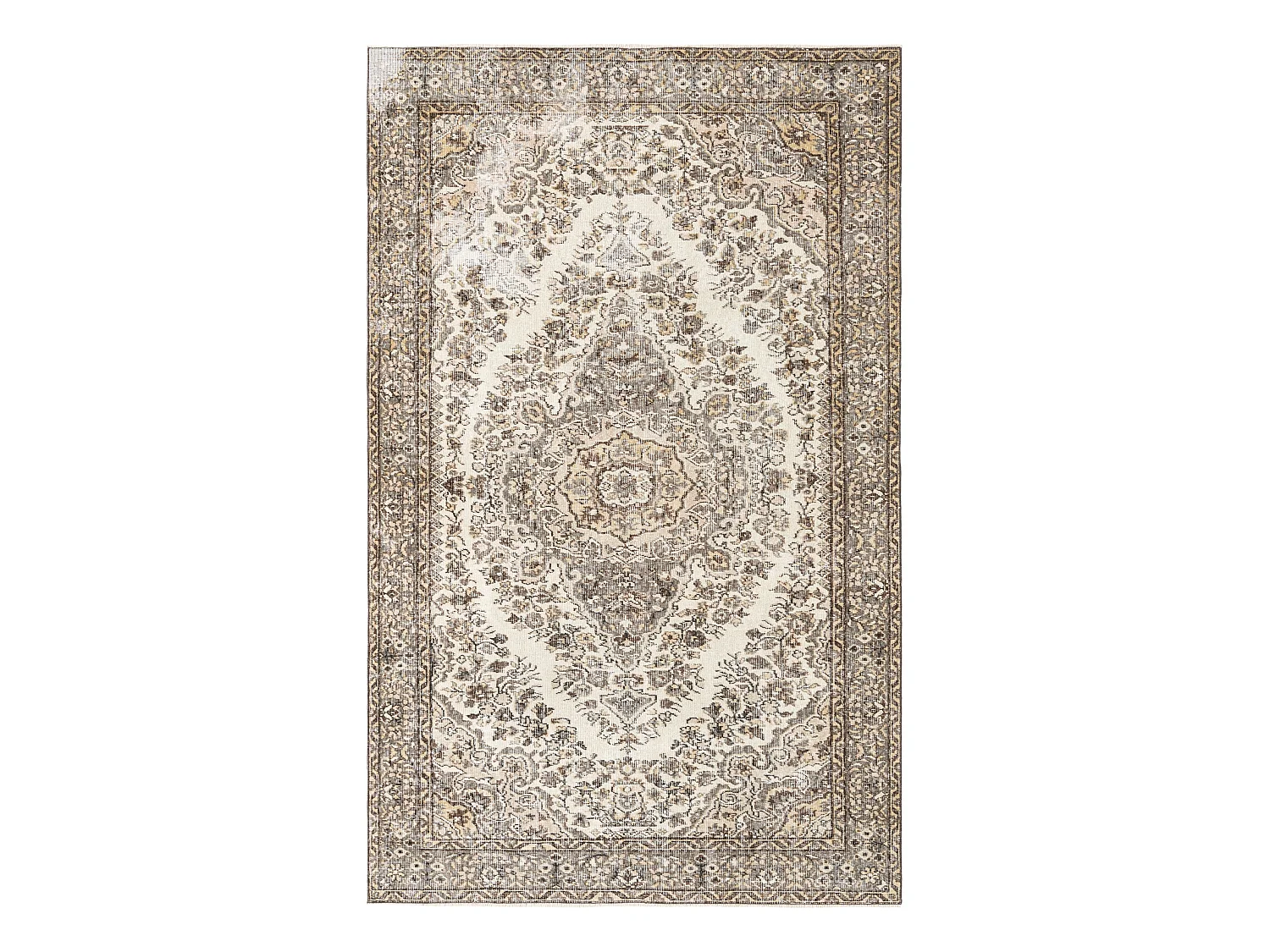 Tapis de laine 160x254 beige Ultra Vintage
