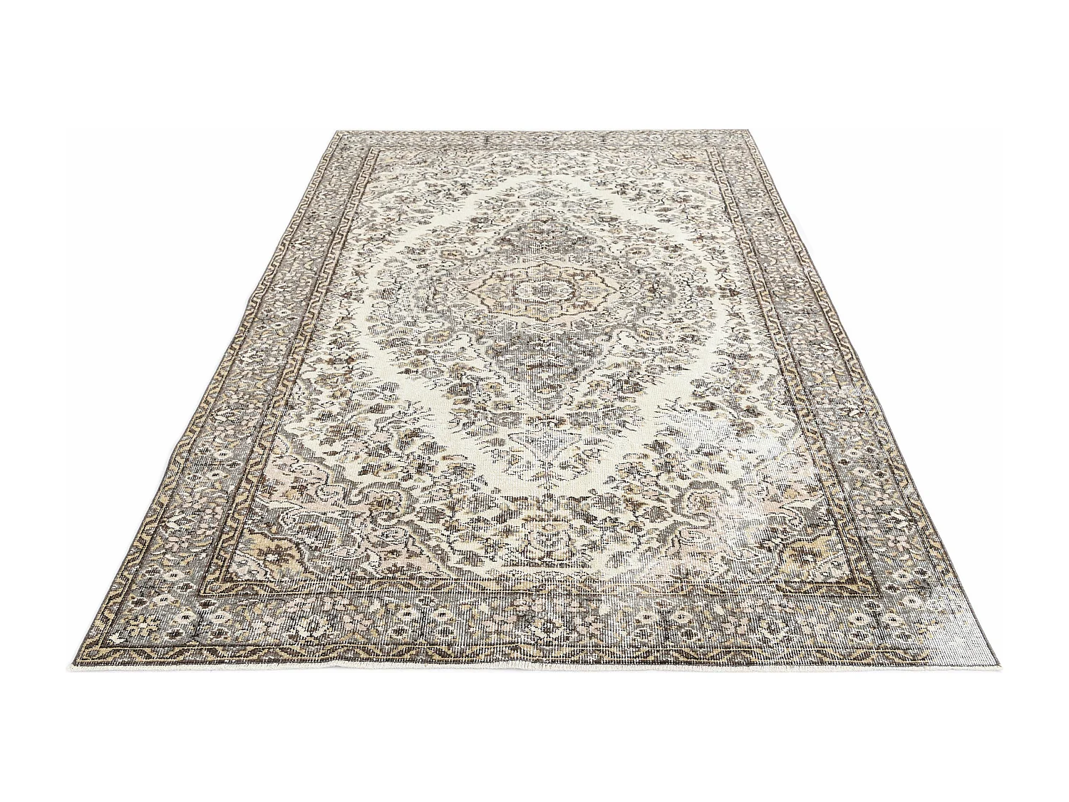 Tapis de laine 160x254 beige Ultra Vintage