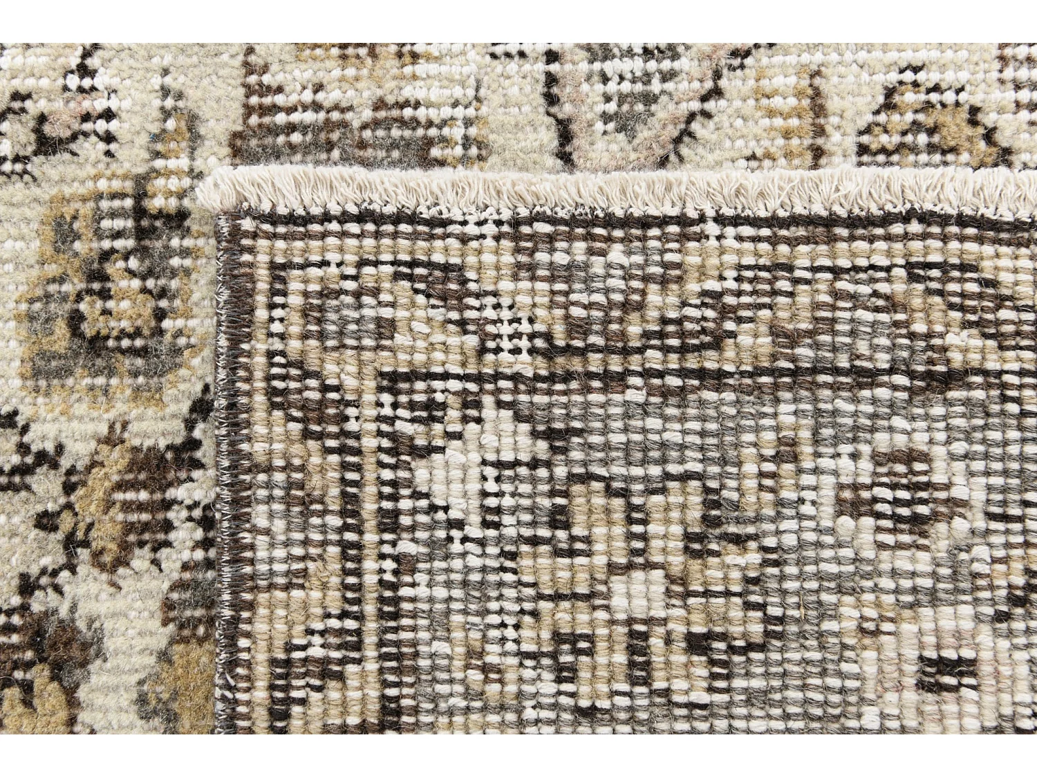 Tapis de laine 160x254 beige Ultra Vintage