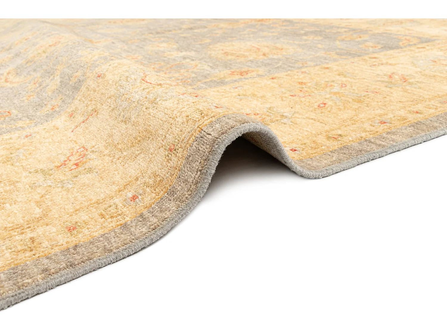 Tapis de laine 200x235 beige Ziegler