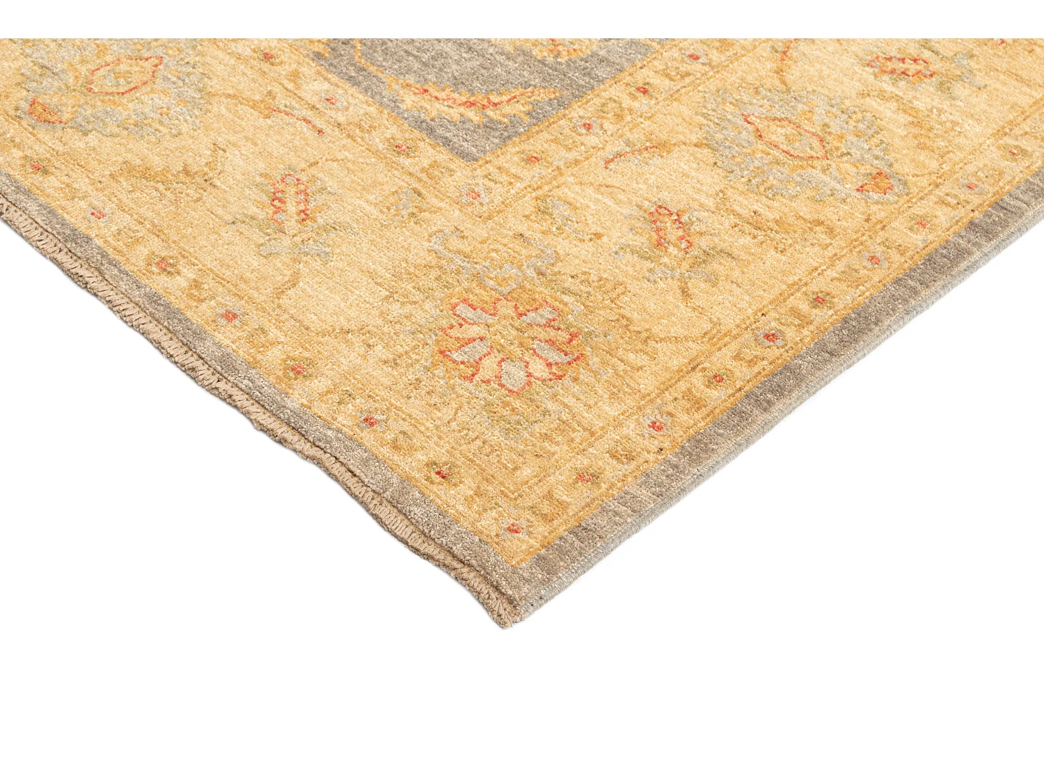Tapis de laine 200x235 beige Ziegler