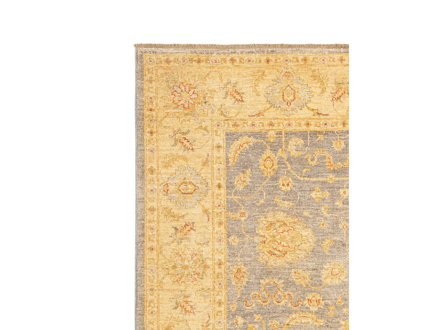 Tapis de laine 200x235 beige Ziegler