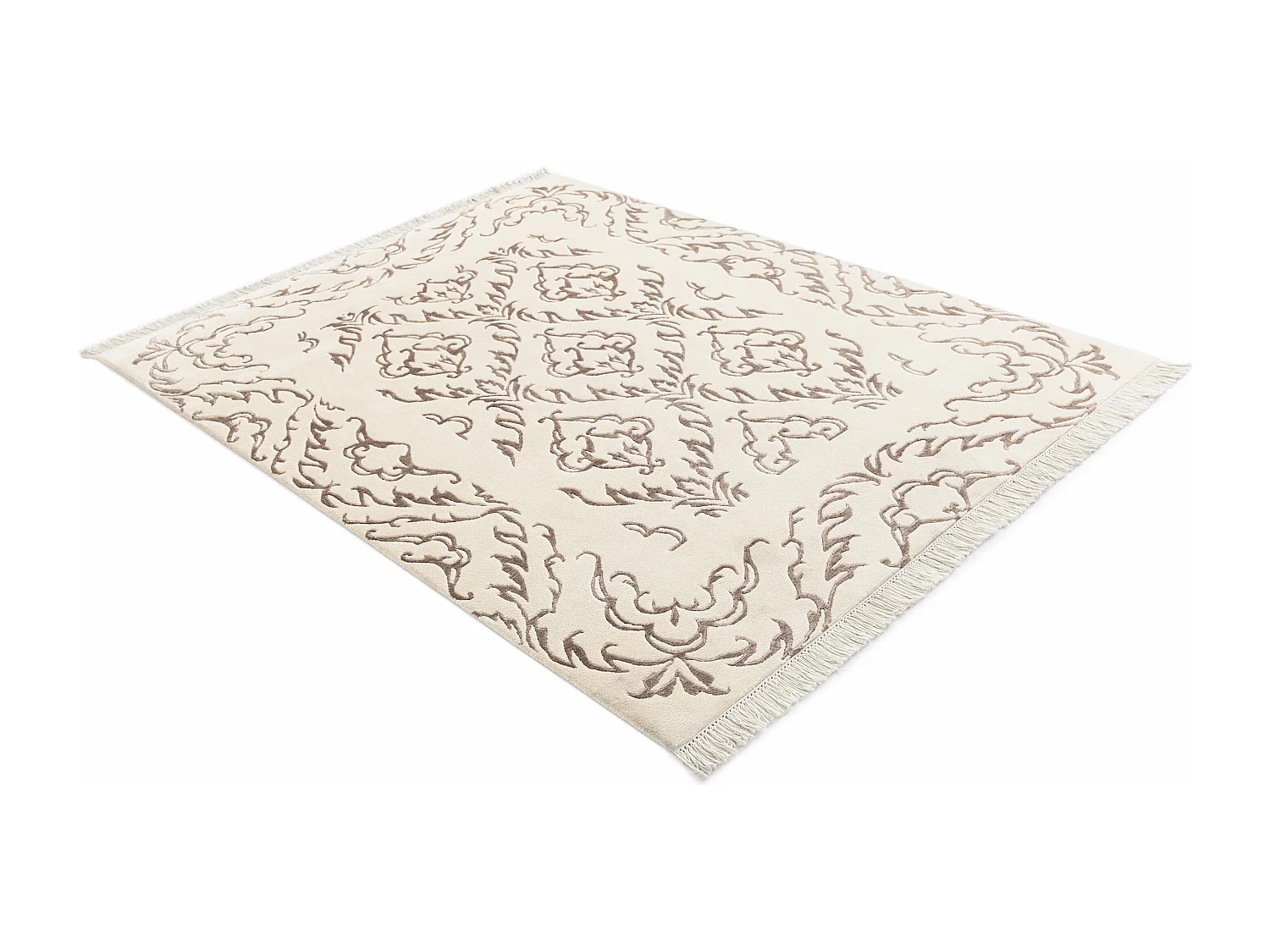 Tapis de laine 155x203 beige Darya