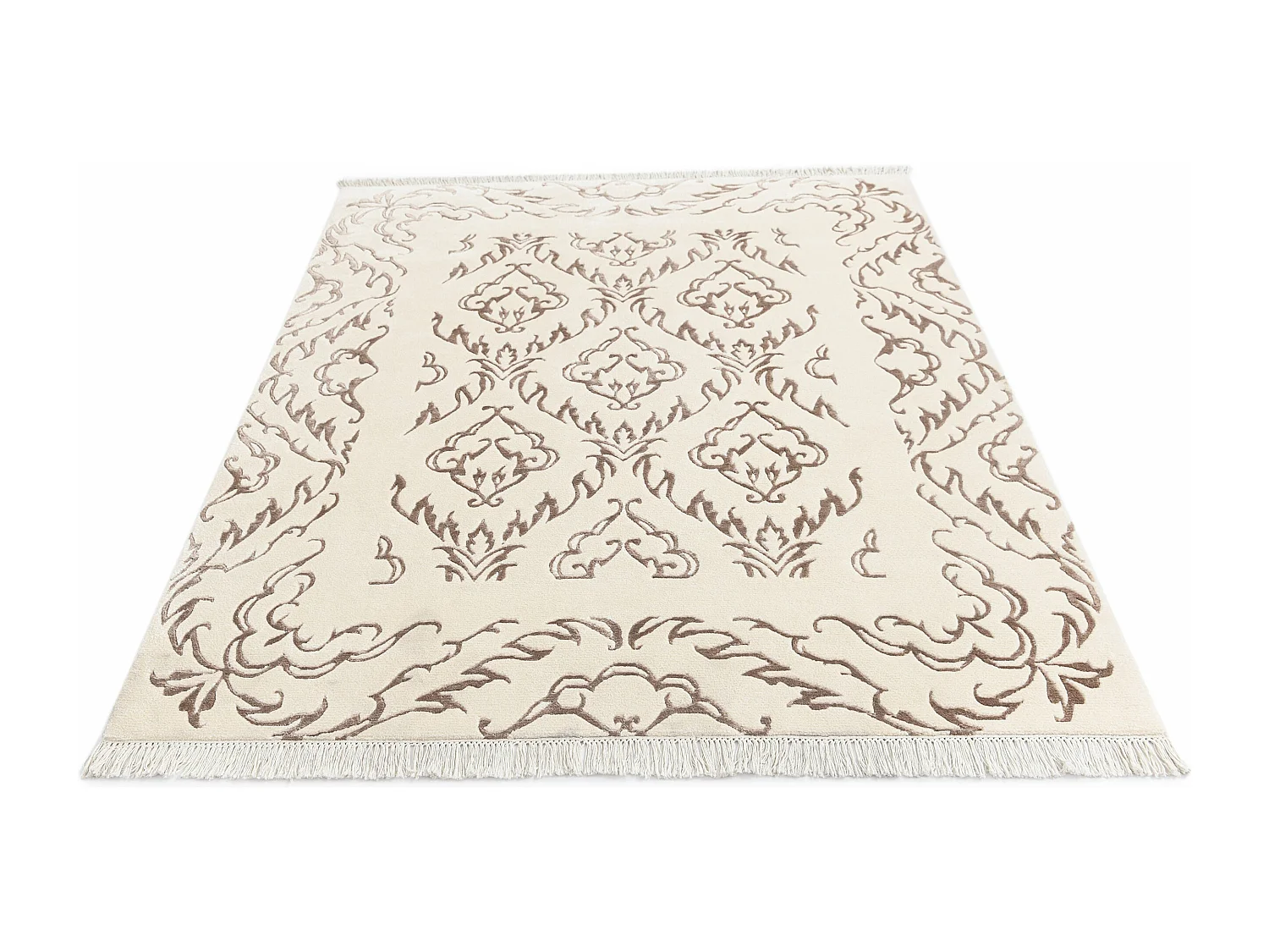 Tapis de laine 155x203 beige Darya