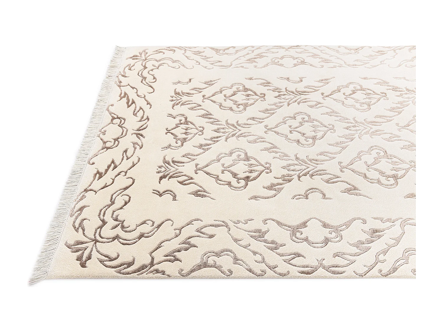 Tapis de laine 155x203 beige Darya