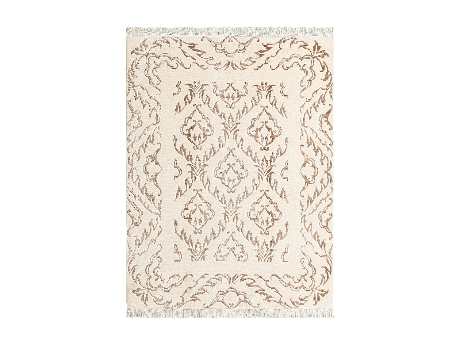 Tapis de laine 155x203 beige Darya