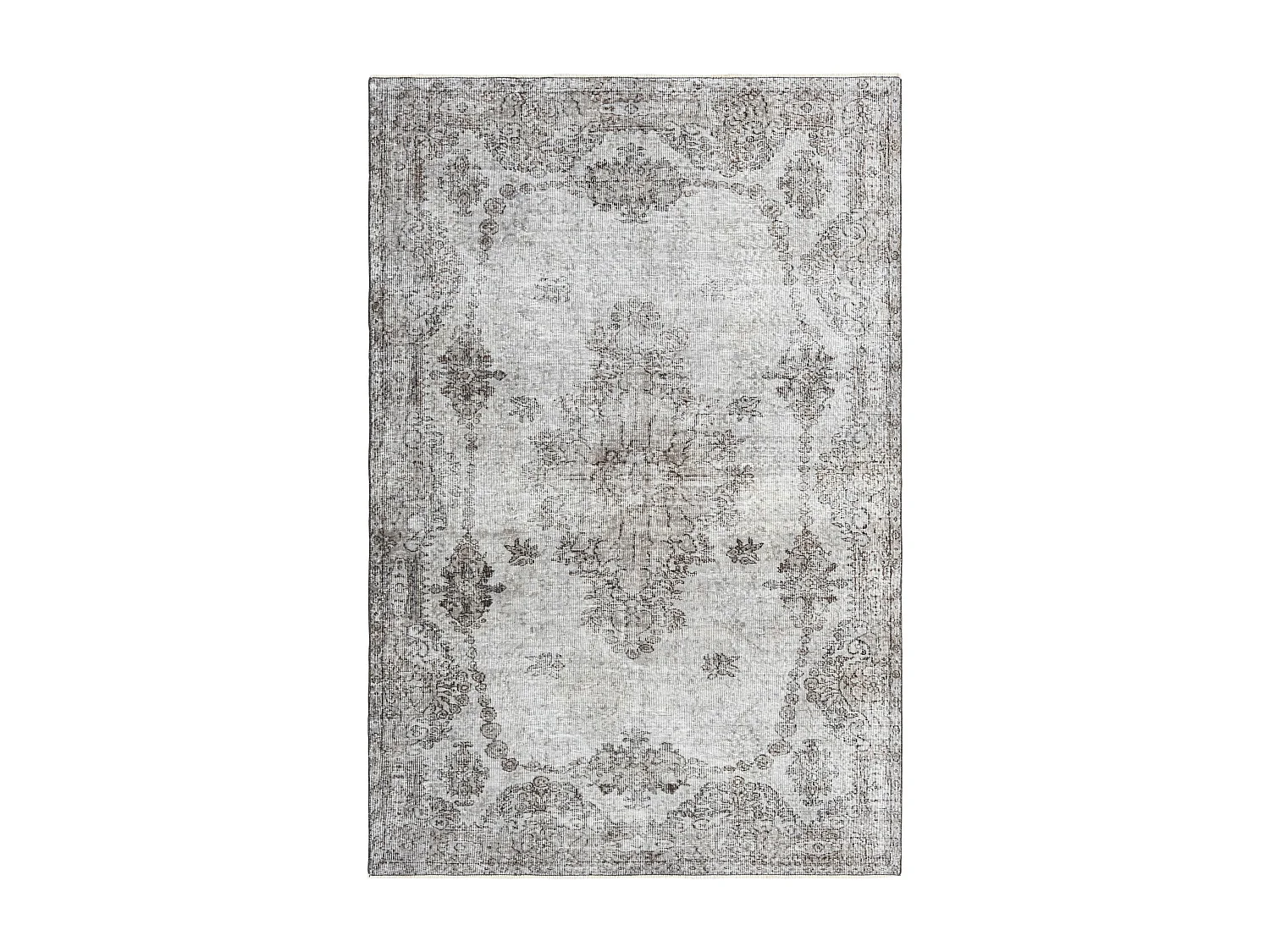 Tapis de laine 170x259 gris Ultra Vintage
