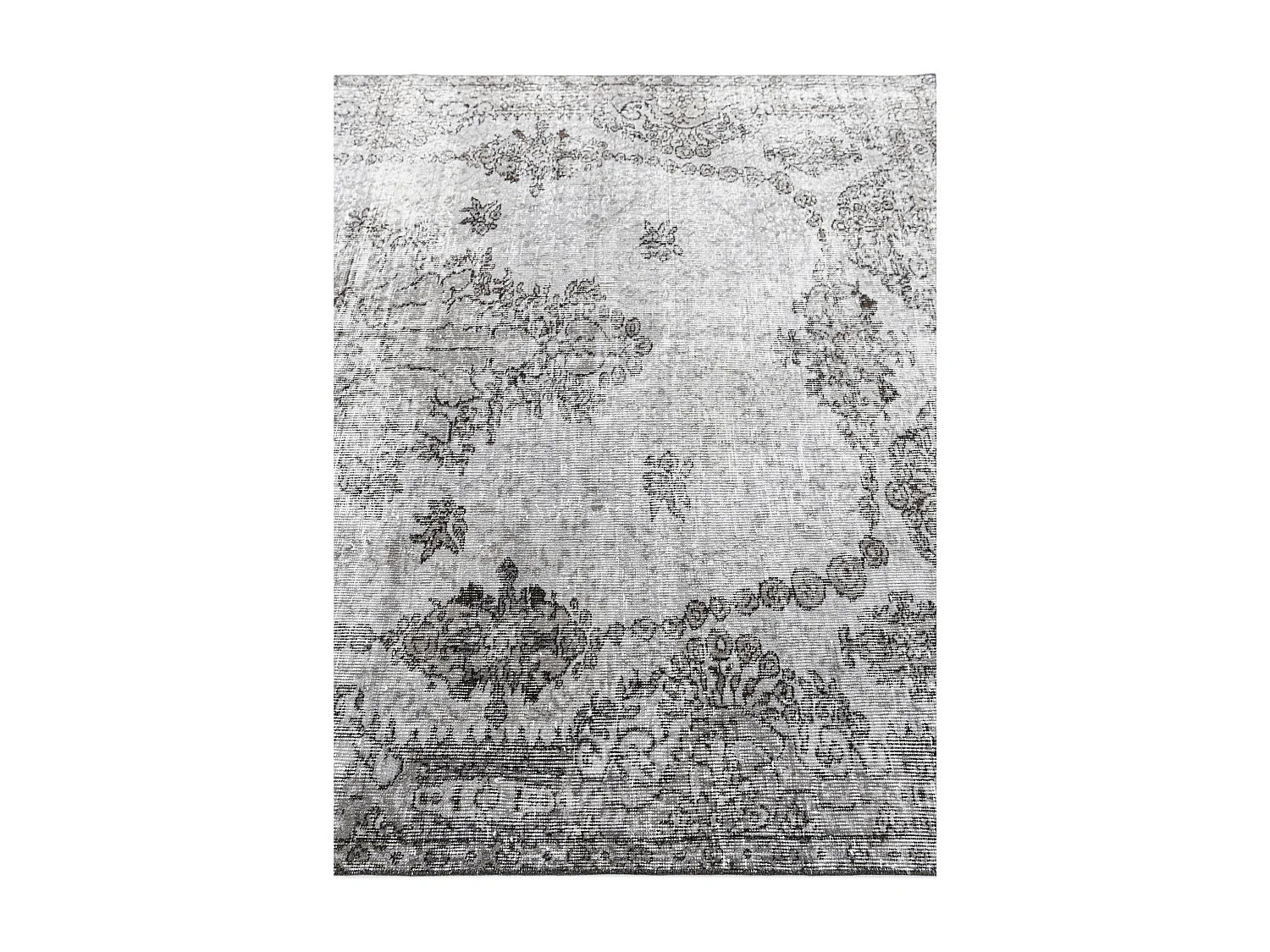 Tapis de laine 170x259 gris Ultra Vintage