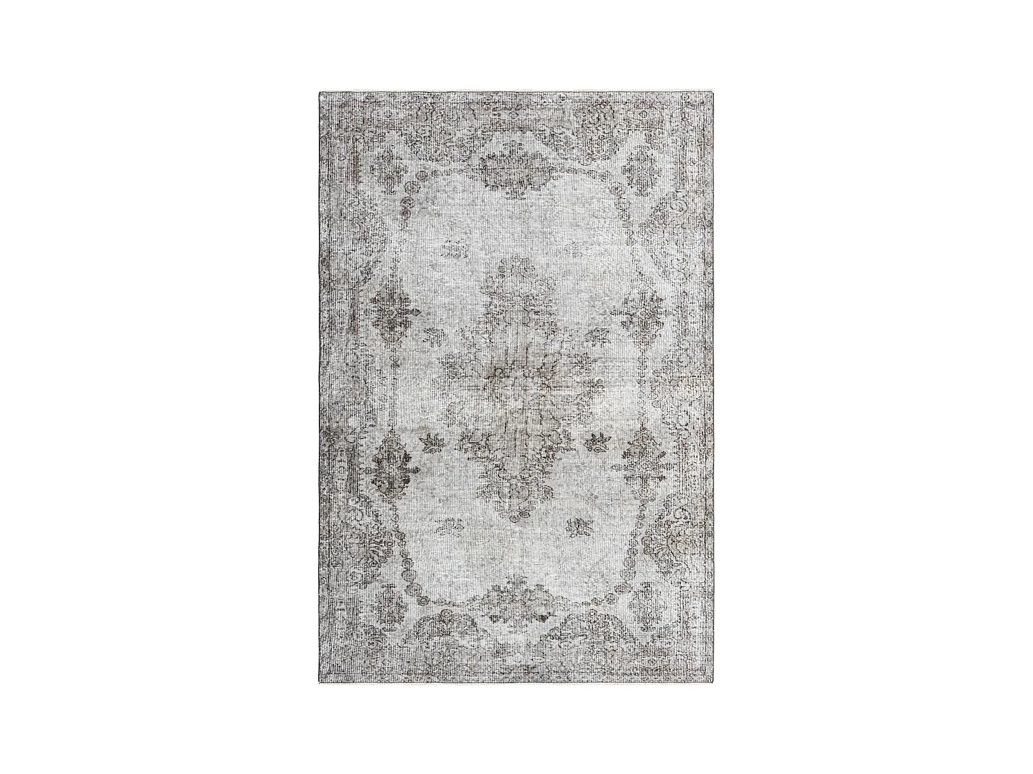 Tapis de laine 170x259 gris Ultra Vintage