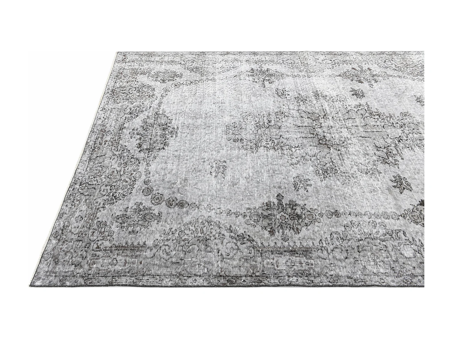 Wollteppich 170x259 Grau Ultra Vintage