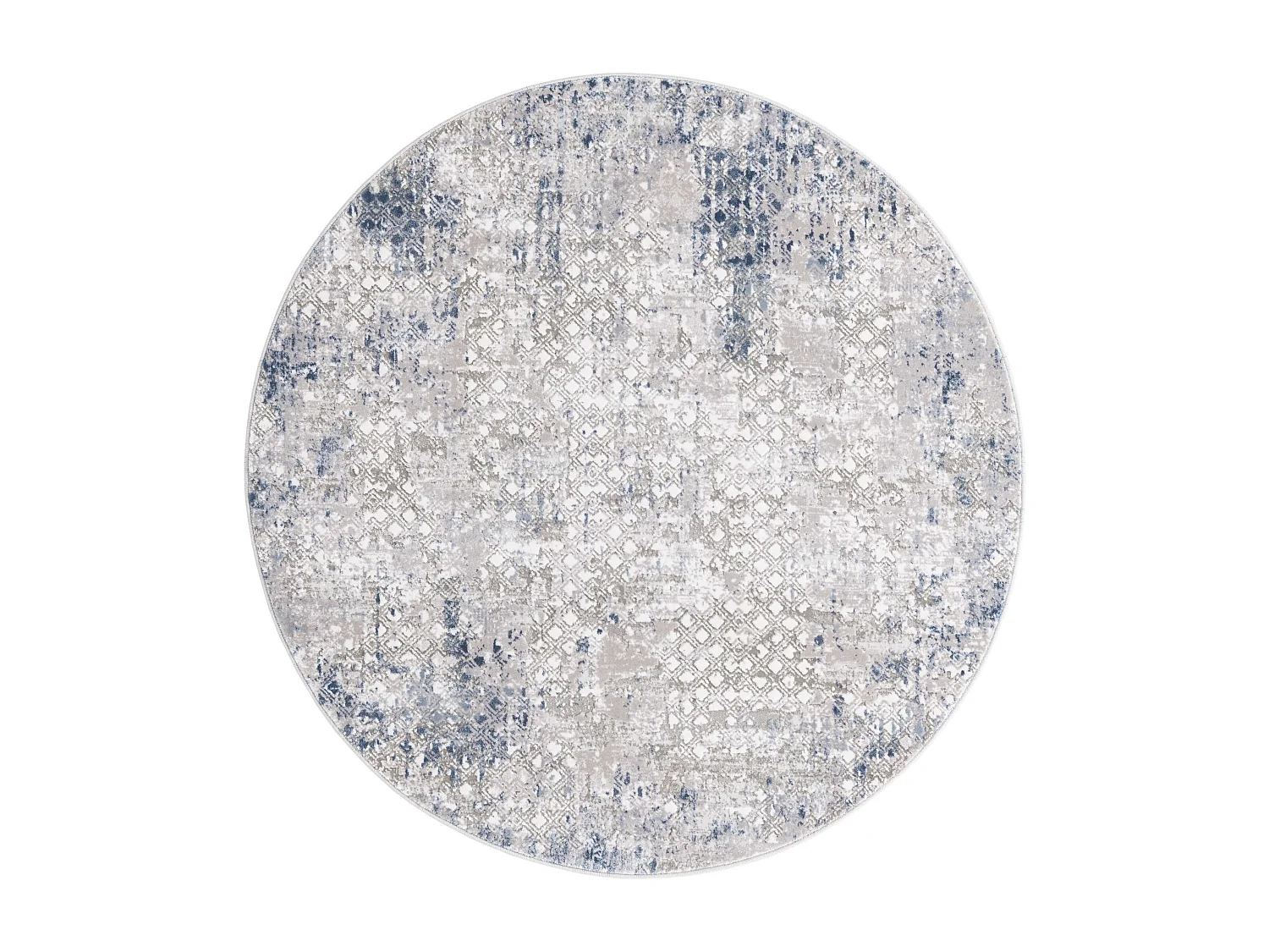 Teppich 160x160 Blau Davos Magic