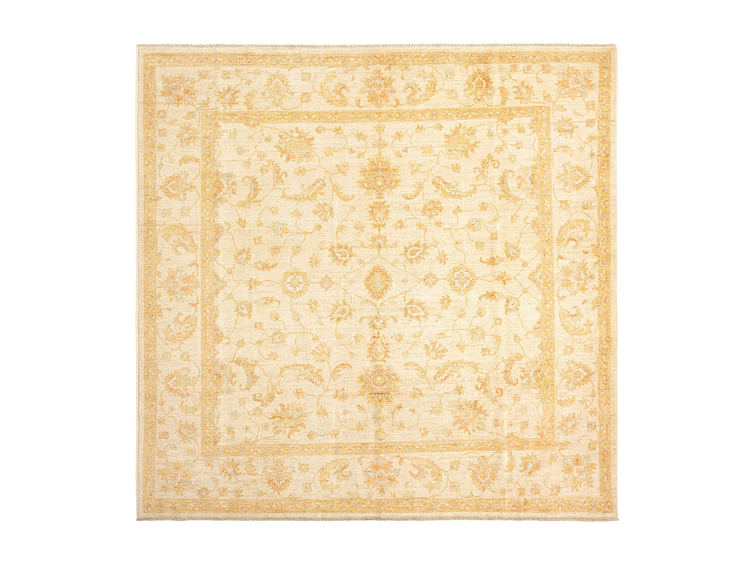Tapis de laine 250x255 beige Ziegler