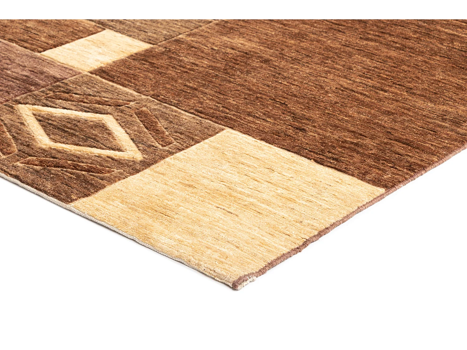 Tappeto in lana 214x309 marrone Juma