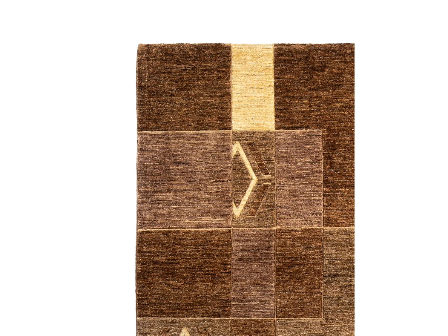 Tappeto in lana 214x309 marrone Juma