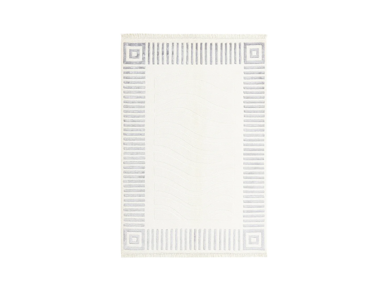 Tapis de laine 119x178 beige Darya