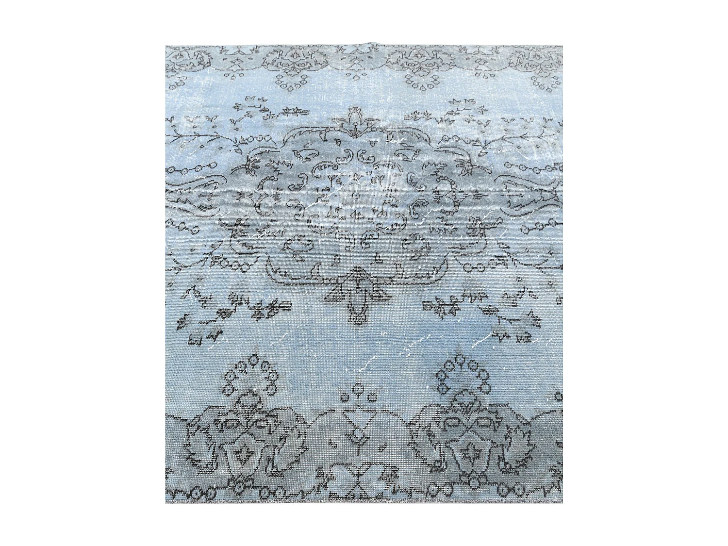 Tapis de laine 170x274 Bleu Ultra Vintage