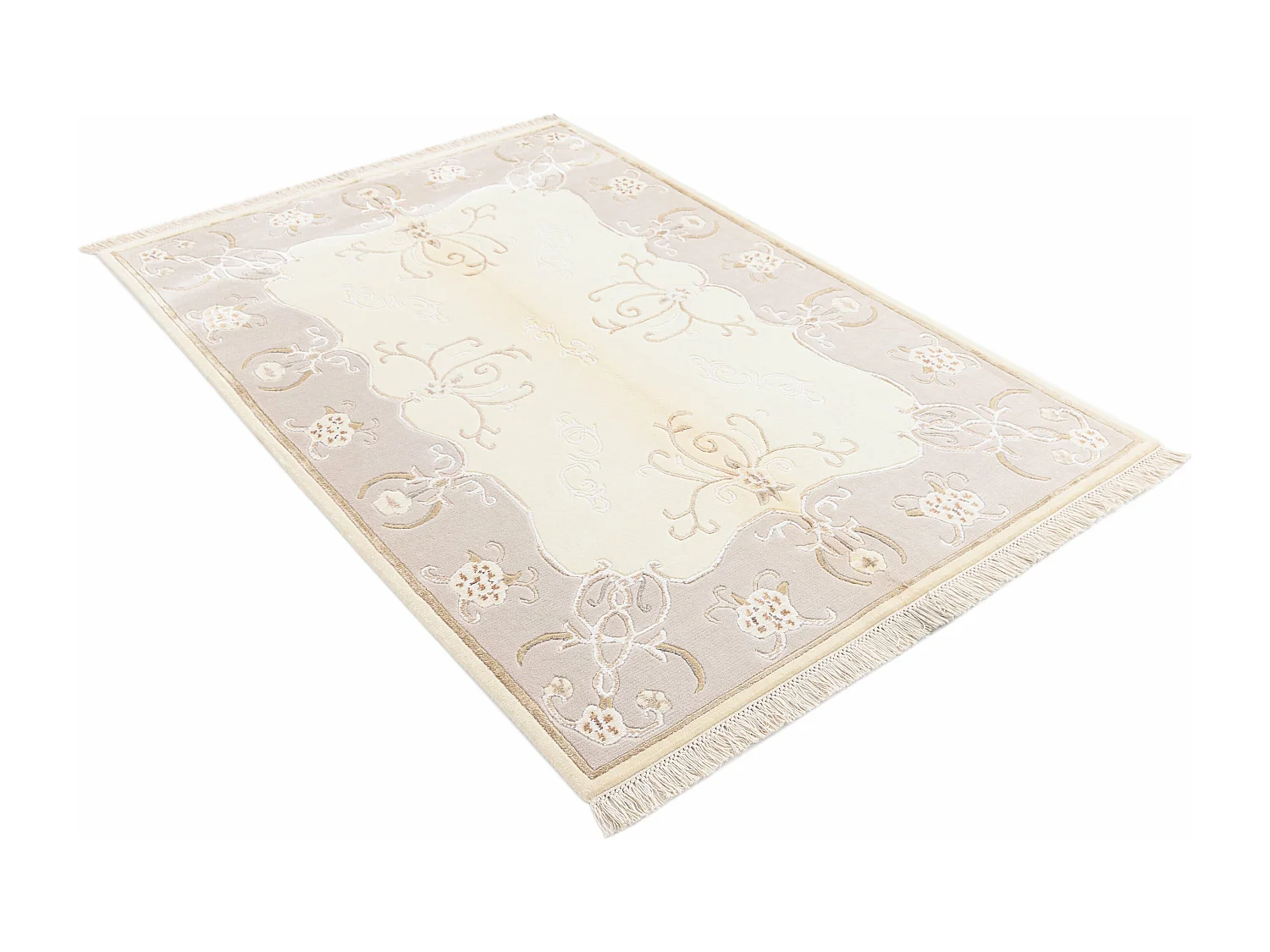 Tappeto in lana 124x180 beige Darya