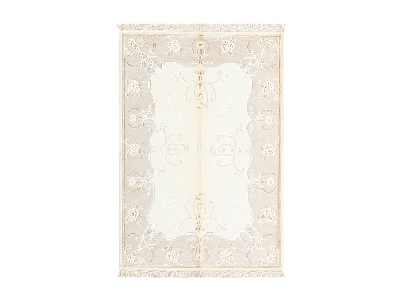 Tapis de laine 124x180 beige Darya