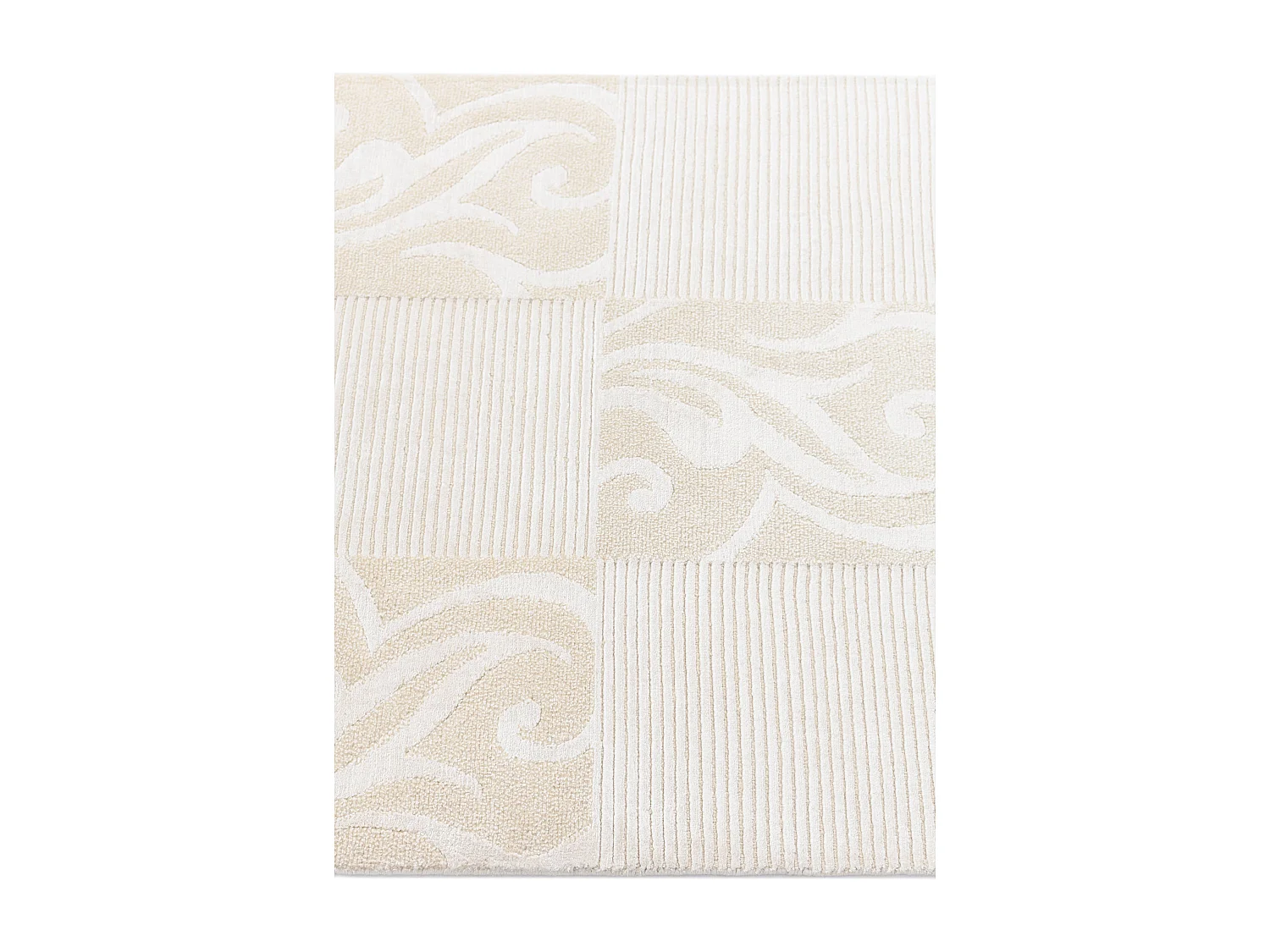 Tappeto per corridoio in lana 79x406 beige Darya