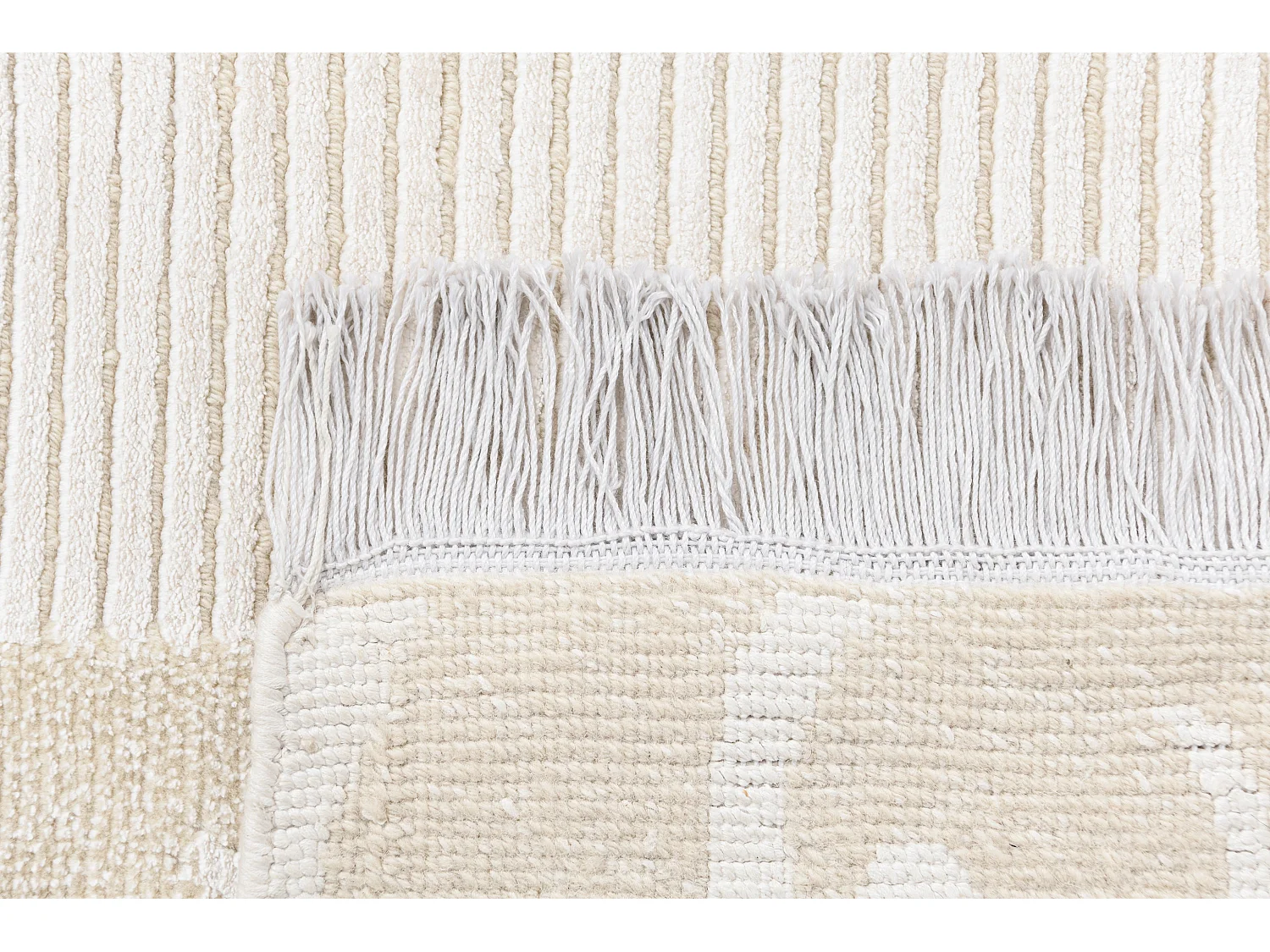 Tappeto per corridoio in lana 79x406 beige Darya