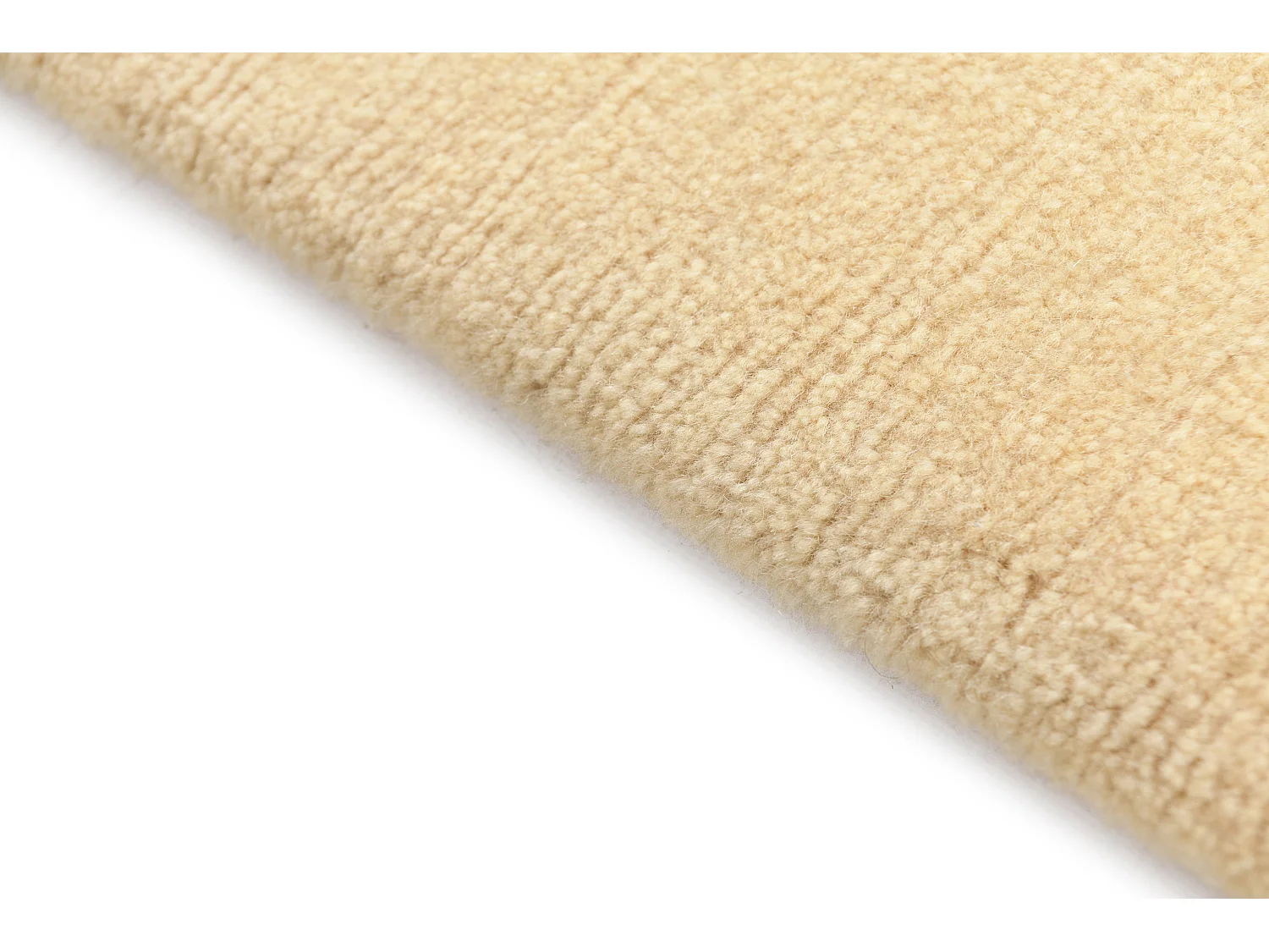 Tapis de couloir en laine 86x297 jaune Darya