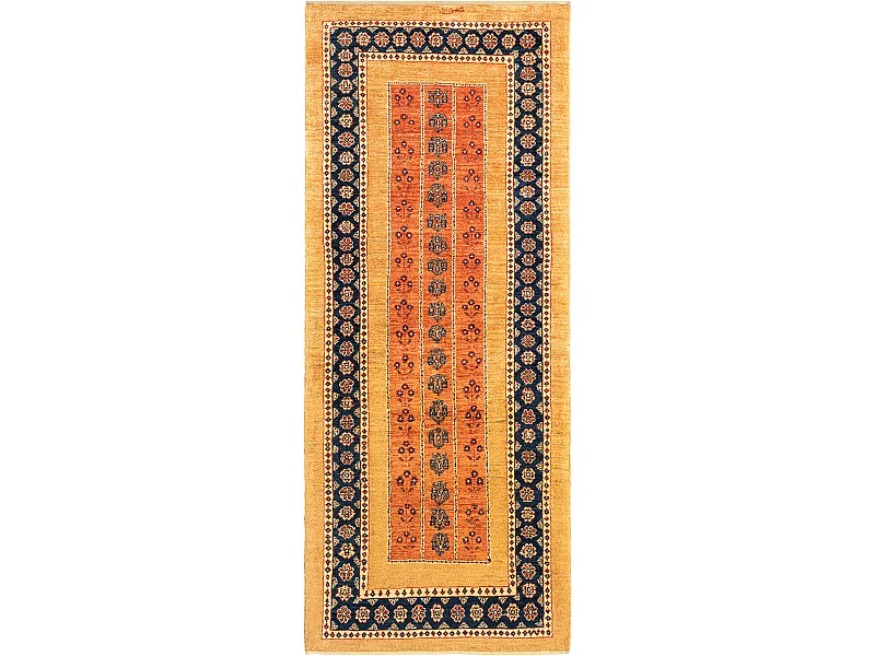 Tappeto per corridoio in lana 84x206 marrone Kashkuli