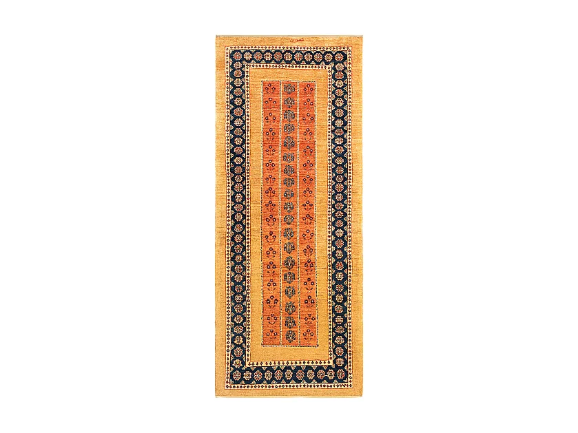 Tapis de couloir en laine 84x206 brun Kashkuli