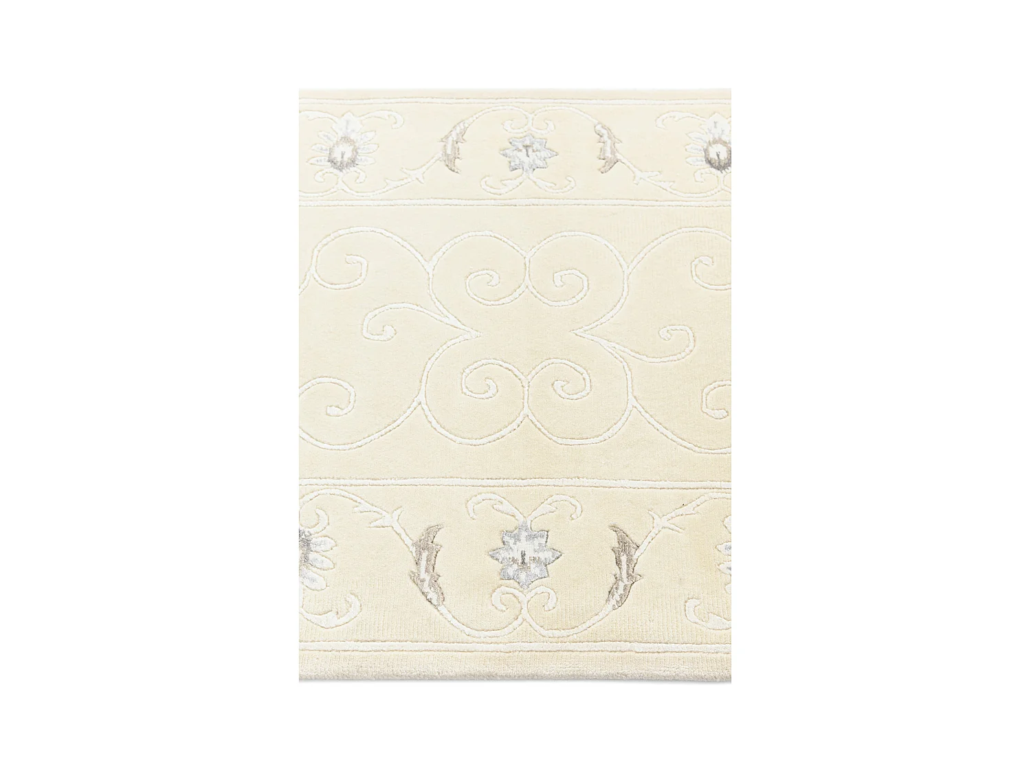 Tappeto per corridoio in lana 84x396 beige Darya