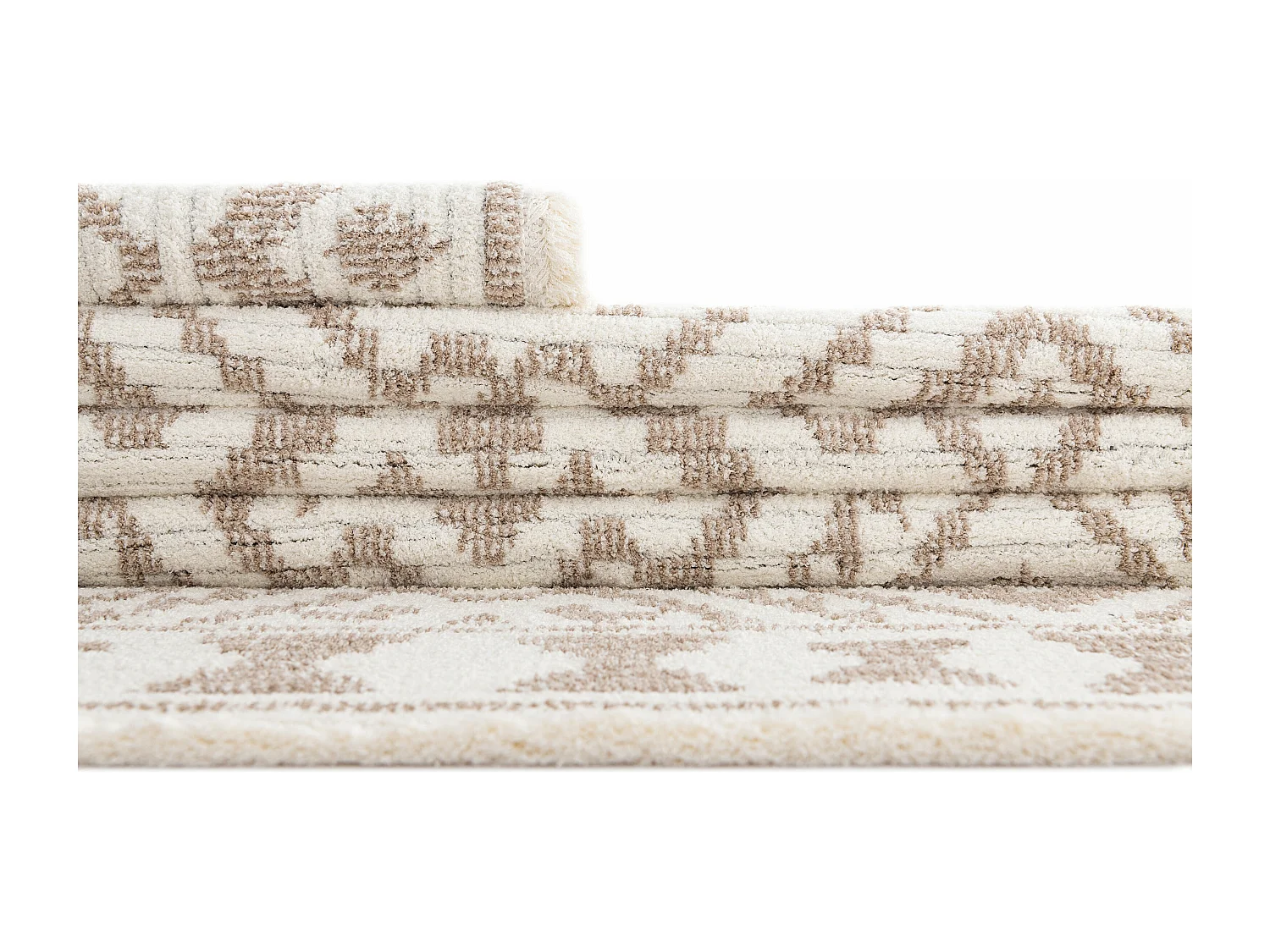 Tapis 125x185 Blanc St. Gallen Folklore