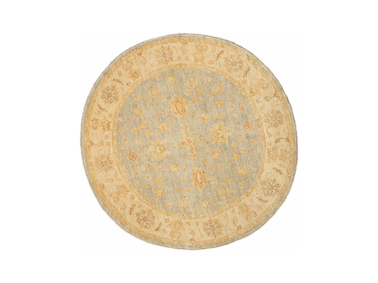 Tapis de laine 198x203 beige Kaizar