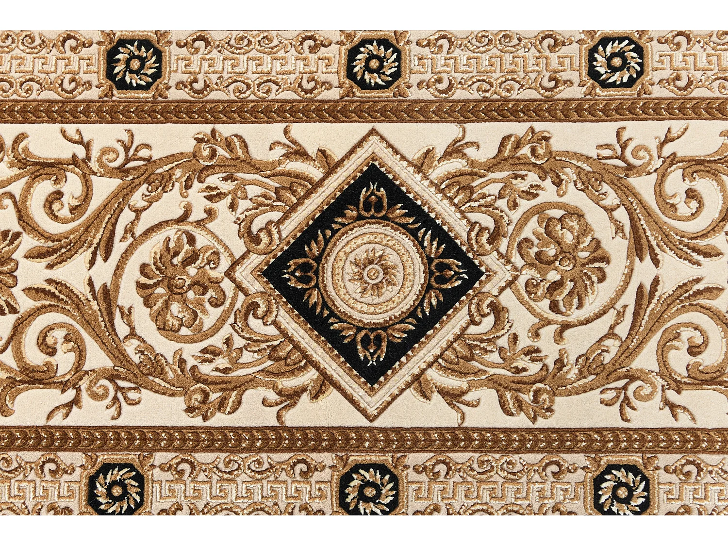 Tappeto per corridoio in lana 84x399 marrone Darya