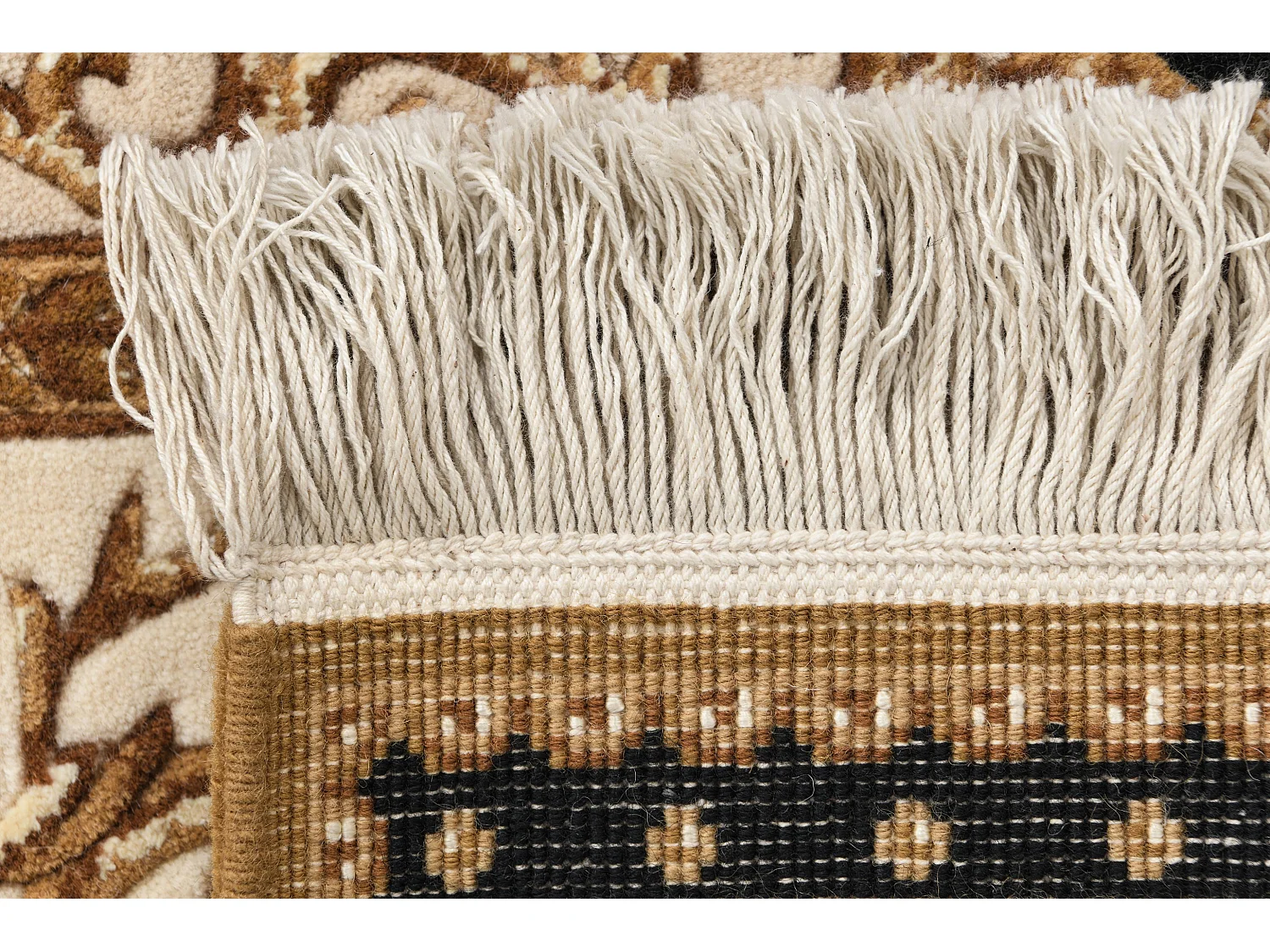 Tappeto per corridoio in lana 84x399 marrone Darya