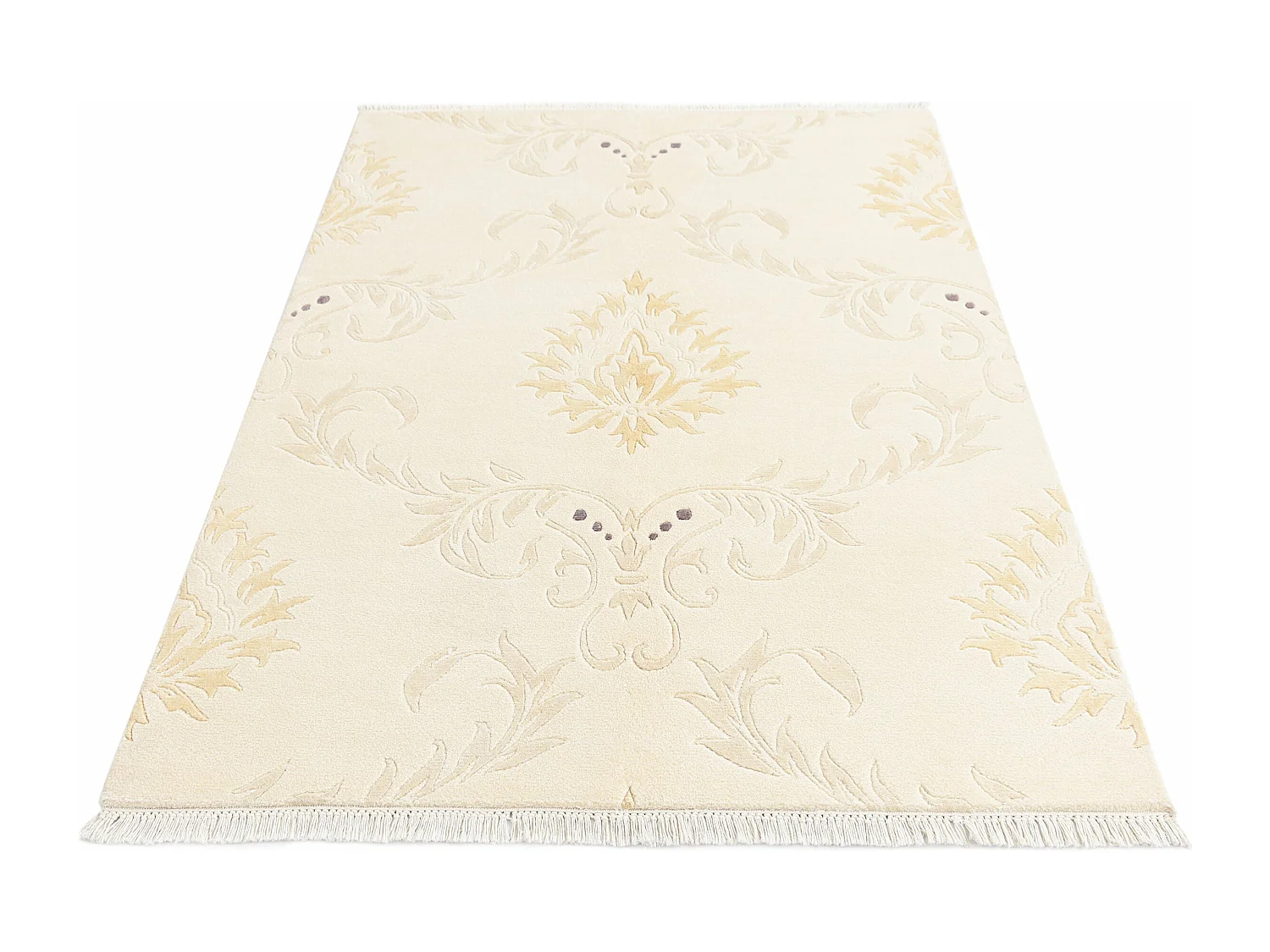 Tapis de laine 119x180 beige Darya