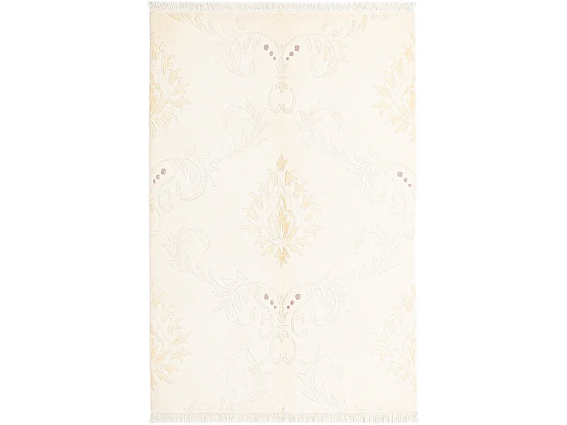 Tapis de laine 119x180 beige Darya